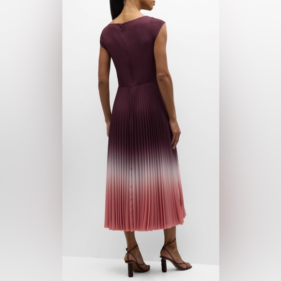 Jason Wu Collection NWT Dip Dye Marocaine Pleated Crepe Dress - Picture 5 of 8